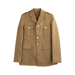 Customized khaki men's blazer Designed multi-pocket blazer Slim fit uniform Shoulder strap design Lekha uniform SGU003 Customized khaki men's blazer Designed multi-pocket blazer Slim fit uniform Shoulder strap design Lekha uniform SGU003